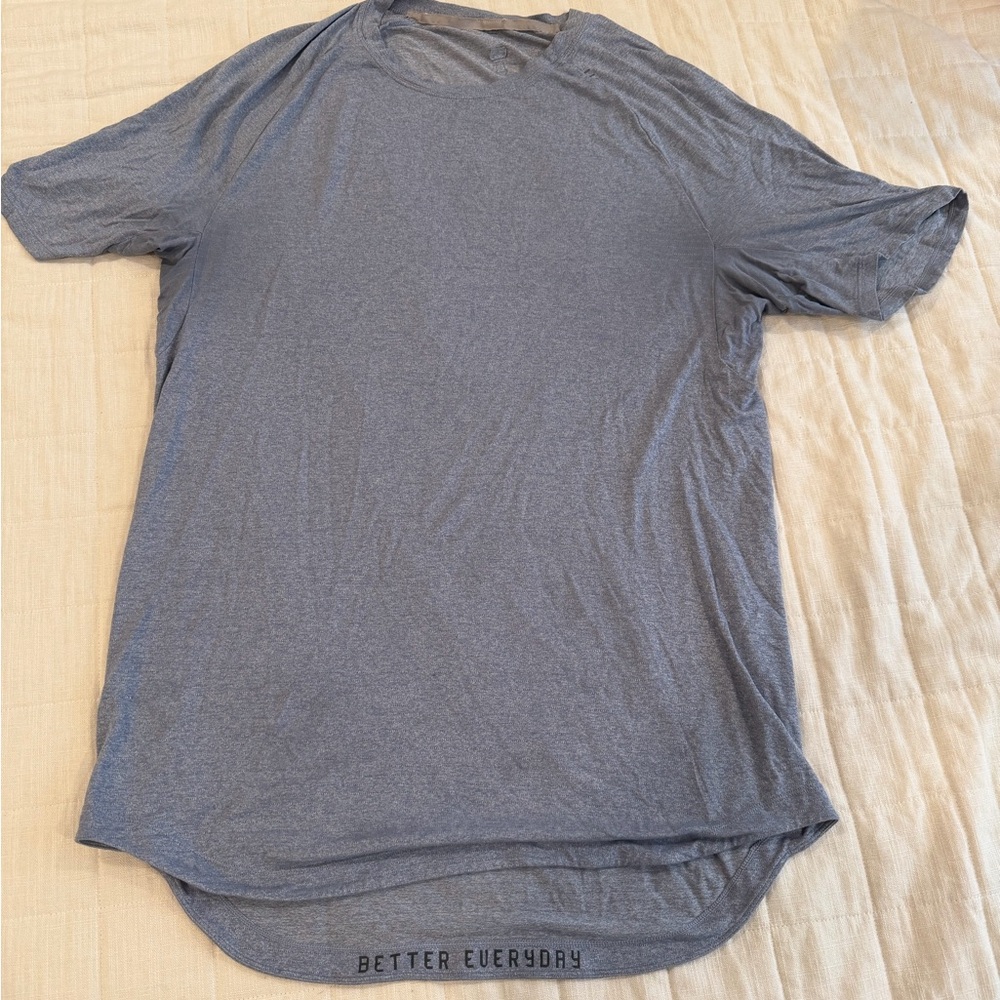 lululemon athletica Blue Short Sleeve Tee
